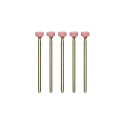 Corundum grinding bits, wheel, 5 pcs.