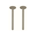 Volframvanaadiumi frees, 2 tk, ketas, 10 mm
