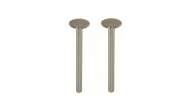 Proxxon disc milling cutters – tungsten-vanadium steel, 10 mm diameter, pack of 2