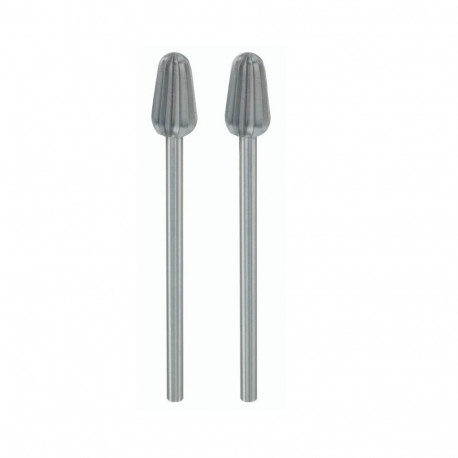 Proxxon Tungsten Vanadium Milling Bits MICROMOT 28723 – 2 pcs, Ø 6 mm, cone-shaped