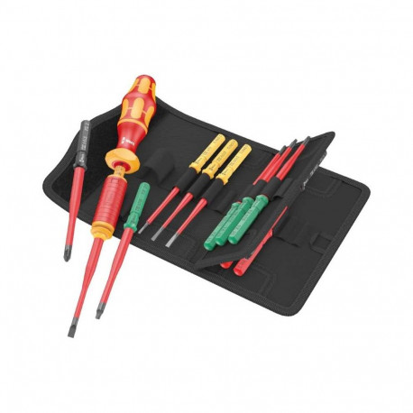 Wera Kraftform Kompakt VDE Torque Screwdriver Set – 15-Piece, 1.2–3.0 Nm Adjustable, Slim Insulated