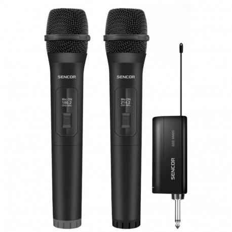 Set of Bluetooth wireless karaoke microphones Sencor