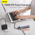 BASEUS HUB 9in1 Type C to 3x USB3.0 / HDMI / Typ C PD / RJ45 / microSD/SD / VGA CAHUB-CU0G