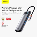 BASEUS HUB 9in1 Type C to 3x USB3.0 / HDMI / Typ C PD / RJ45 / microSD/SD / VGA CAHUB-CU0G