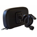 ART leather bicycle holder for handlebar for mobile phone / GPS / MP4 AX-16 black
