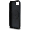 GUESS case for IPHONE 16e compatible with MagSafe GUHMPSE4P4TDPK (PU 4G Triangle Logo) black