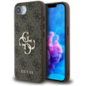 GUESS case for IPHONE 16e GUHCPSE44GMGBR (4G PU Big Logo) brown