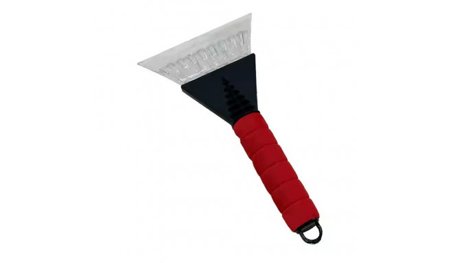 Car snow scraper red