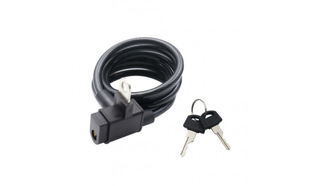 Bike / scooter spiral lock FSBYL45301 black
