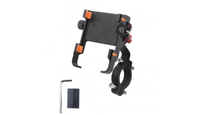 Bike / scooter aluminium holder for mobile phone FSBHD-106-6 black