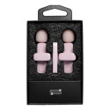 Wireless lavalier microphone Type C double with long hair (2 in set) K1 pink