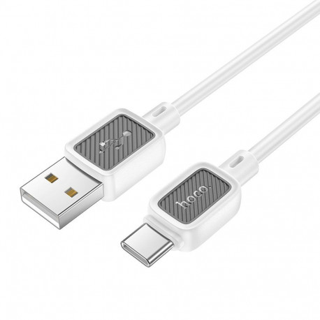 Cable USB A to USB C Hoco 3A 1 m X108 white
