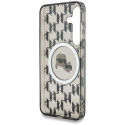 KARL LAGERFELD case for SAMSUNG S25 KLHMS25SHMCKMHK (Magnetic IML Metal Monogram KC Heads) black