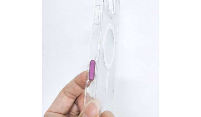 Camera Control active button fit for IPHONE 16 series case Drop Glue / Clear Mag Cover blue