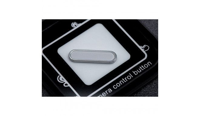 Camera Control active button fit for IPHONE 16 series case Drop Glue / Clear Mag Cover silver