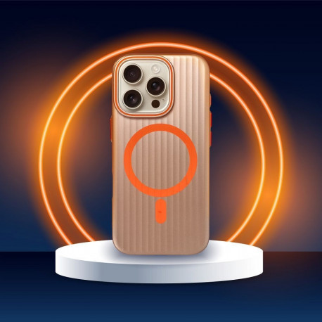 Case for iPhone 16 PLUS Simply compatible with MagSafe titanium desert