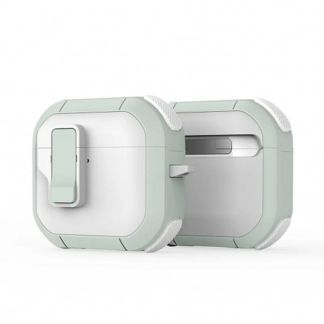 DUX DUCIS PECP - TPU+PC protective case for AirPods 4 white green