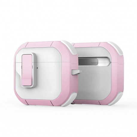 DUX DUCIS PECP - TPU+PC protective case for AirPods 4 white pink