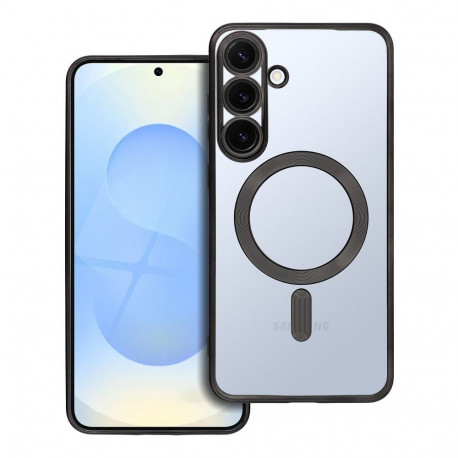 Case fo rSamsung S25 PLUS Electro Mag Cover compatible with MagSafe black