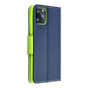 FANCY Book case for SAMSUNG A16 navy / lime FANCY Book case for SAMSUNG A16 navy / lime
