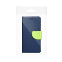 FANCY Book case for SAMSUNG A16 navy / lime FANCY Book case for SAMSUNG A16 navy / lime