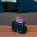 Colorful flame aromatherapy machine / humidifier / diffuser Art Deco model HZ005 dark green
