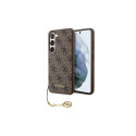 GUESS case for SAMSUNG S24 GUHCS24SGF4GBR (4G Charm) brown