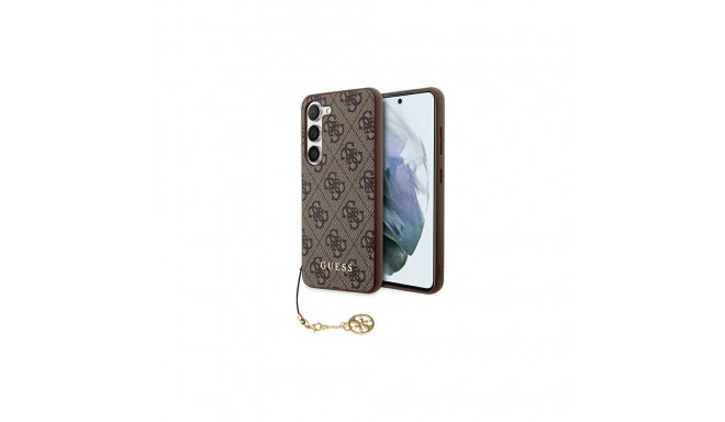 GUESS case for SAMSUNG S24 GUHCS24SGF4GBR (4G Charm) brown
