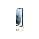 GUESS case for SAMSUNG S24 GUHCS24SGF4GBR (4G Charm) brown