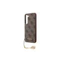 GUESS case for SAMSUNG S24 GUHCS24SGF4GBR (4G Charm) brown