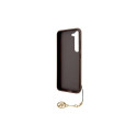 GUESS case for SAMSUNG S24 GUHCS24SGF4GBR (4G Charm) brown