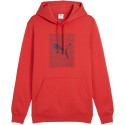 Bluza męska Puma Ess Logo Lab Hoodie FL czerwona 684669 15 XL Bluza męska Puma Ess Logo Lab Hoodie FL czerwona 684669 15 XL