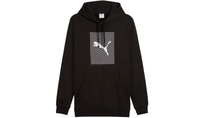Bluza męska Puma Ess Logo Lab Hoodie FL czarna 684669 01 L