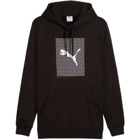 Puma meeste kapuutsiga pusa Ess Logo Lab Hoodie FL 684669 01 S, must
