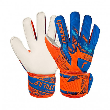 Reusch väravavahi kindad 5572515 2290 4 Attrakt Solid Junior, oranž-sinised