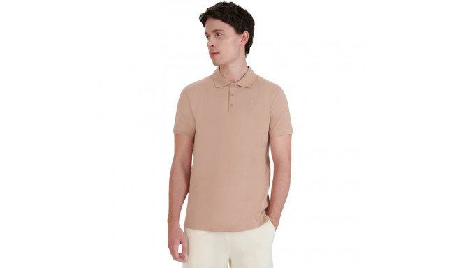 Koszulka męska polo 4F M407 beżowa 4FWSS25TPTSM407 83S  2XL