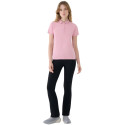 Koszulka damska polo 4F F514 jasny róż 4FWMM00TPTSF514 56S  XL