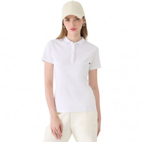 Koszulka damska polo 4F F514 biała 4FWMM00TPTSF514 10S XL