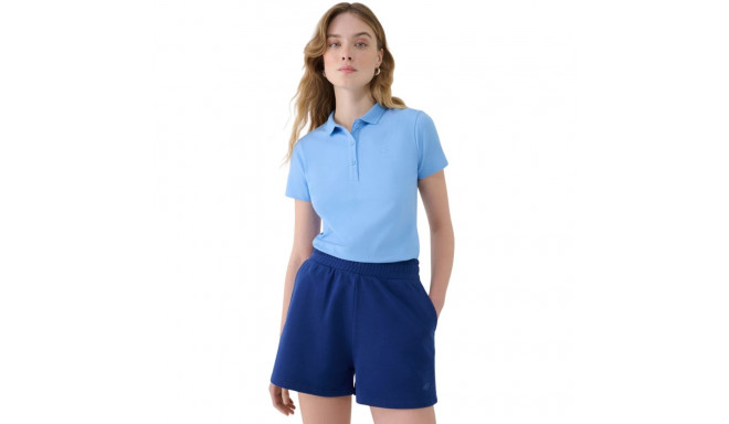 Koszulka damska polo 4F F365 denim 4FWMM00TPTSF365 32S  M