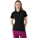 Koszulka damska polo 4F F365 głęboka czerń 4FWMM00TPTSF365 20S  XL