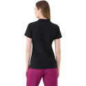 Koszulka damska polo 4F F365 głęboka czerń 4FWMM00TPTSF365 20S  XL