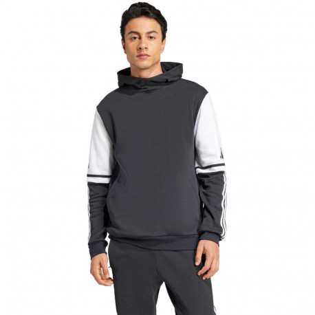 Adidas meeste kapuutsiga pusa Squadra 25 Sweat Hoody JE2776 2XL, must-valge