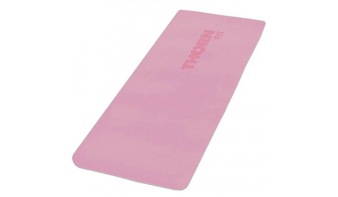 Mata do ćwiczeń Thorn Fit TPE Lady fitness różowa 173x61 cm