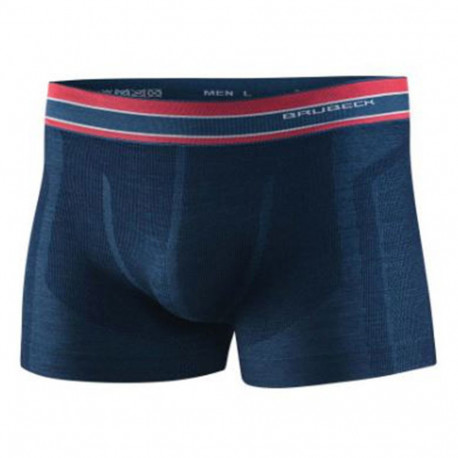 Bokserki męskie Brubeck Active Wool granatowe BX10870 S