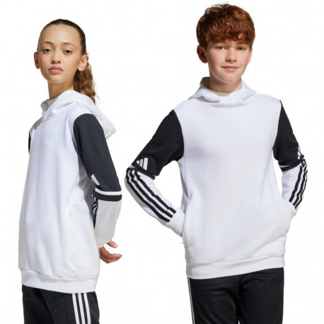 Bluza dla dzieci adidas Squadra 25 Sweat Hoody biała JD4807 152cm