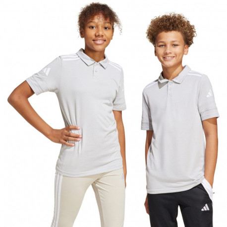 Koszulka dla dzieci adidas Squadra 25 Polo szara JY3412  140cm