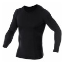 Bluza termoaktywna męska Brubeck Comfort Wool czarna LS11600 M