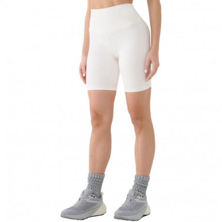 Legginsy damskie 4F F019 złamana biel 4FRSS25TFSTF019 11S XL