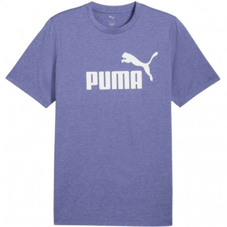 Koszulka męska Puma Ess No.1 Logo Heathear Tee fioletowa 682551 46 S