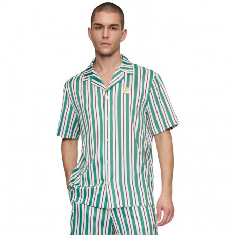 Fila meeste särk Lastro FAM0926 13382 S, roheline-kreemikas